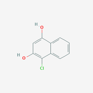 molecular formula C10H7ClO2 B11904626 4-Chloronaphthalene-1,3-diol 
