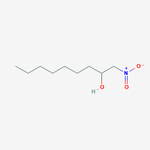 molecular formula C9H19NO3 B11904665 1-Nitrononan-2-ol 