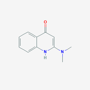 molecular formula C11H12N2O B11904747 2-(Dimethylamino)quinolin-4(1H)-one CAS No. 102669-55-6