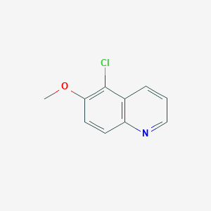 molecular formula C10H8ClNO B11904789 5-Chloro-6-methoxyquinoline 