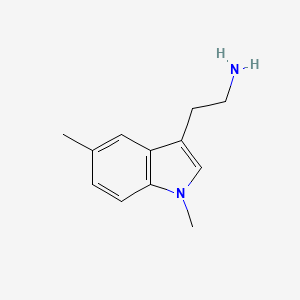 molecular formula C12H16N2 B11904890 2-(1,5-Dimethyl-1H-indol-3-yl)ethanamine 