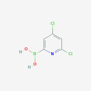 molecular formula C5H4BCl2NO2 B11904893 (4,6-Dichloropyridin-2-yl)boronic acid 