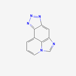 molecular formula C10H5N5 B11904912 Imidazo[4,5,1-IJ][1,2,3]triazolo[4,5-F]quinoline CAS No. 36726-33-7
