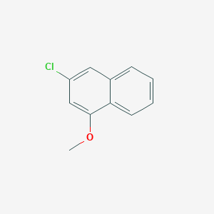 molecular formula C11H9ClO B11904916 3-Chloro-1-methoxynaphthalene 