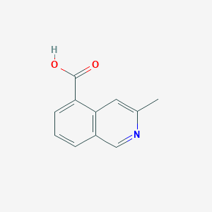 molecular formula C11H9NO2 B11904973 3-Methylisoquinoline-5-carboxylic acid 