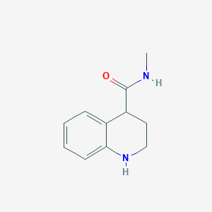 molecular formula C11H14N2O B11904988 N-methyl-1,2,3,4-tetrahydroquinoline-4-carboxamide 