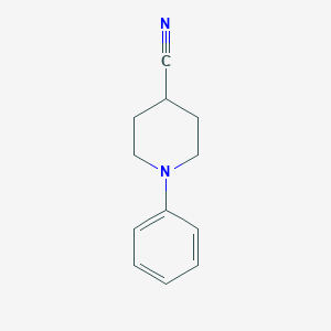 molecular formula C12H14N2 B11905021 1-Phenylpiperidine-4-carbonitrile CAS No. 1337606-81-1