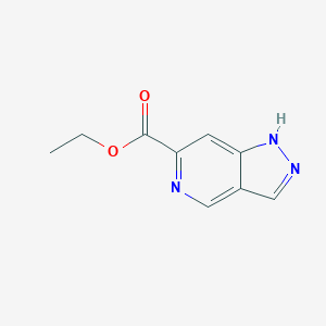 molecular formula C9H9N3O2 B11905032 Ethyl 1H-pyrazolo[4,3-c]pyridine-6-carboxylate 