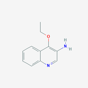 molecular formula C11H12N2O B11905045 4-Ethoxyquinolin-3-amine 