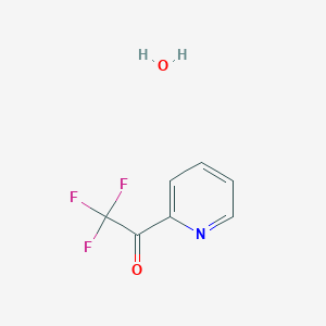 molecular formula C7H6F3NO2 B11905090 2,2,2-Trifluoro-1-(pyridin-2-yl)ethanone hydrate 