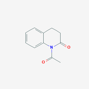 molecular formula C11H11NO2 B11905153 1-Acetyl-3,4-dihydroquinolin-2(1H)-one 