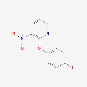 molecular formula C11H7FN2O3 B119052 2-(4-Fluorophenoxy)-3-nitropyridine CAS No. 147143-58-6