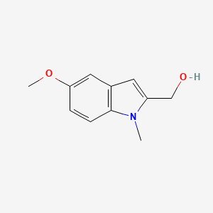 molecular formula C11H13NO2 B11905316 (5-Methoxy-1-methyl-1H-indol-2-yl)methanol 