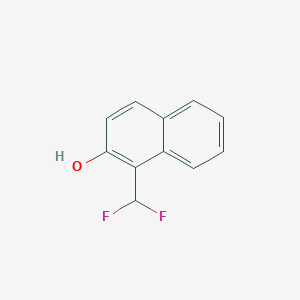 molecular formula C11H8F2O B11905320 1-(Difluoromethyl)-2-naphthol 
