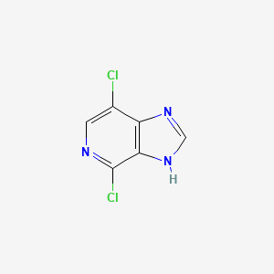 molecular formula C6H3Cl2N3 B11905462 4,7-Dichloro-1H-imidazo[4,5-C]pyridine CAS No. 405230-98-0