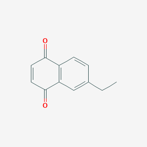 molecular formula C12H10O2 B11905598 6-Ethylnaphthalene-1,4-dione CAS No. 17539-30-9
