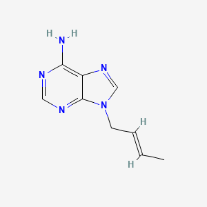 molecular formula C9H11N5 B11905680 9-(But-2-en-1-yl)-9H-purin-6-amine 