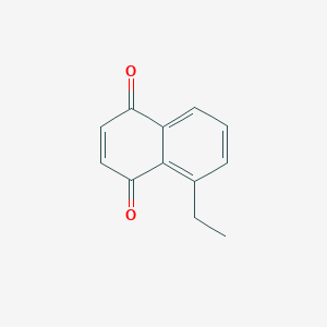 molecular formula C12H10O2 B11905716 5-Ethylnaphthalene-1,4-dione CAS No. 62784-43-4