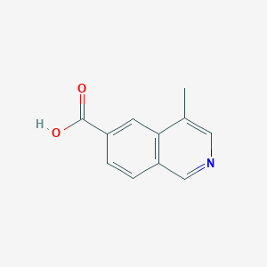 molecular formula C11H9NO2 B11905865 4-Methylisoquinoline-6-carboxylic acid 
