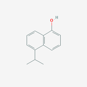 molecular formula C13H14O B11905875 5-(Propan-2-yl)naphthalen-1-ol CAS No. 61982-96-5