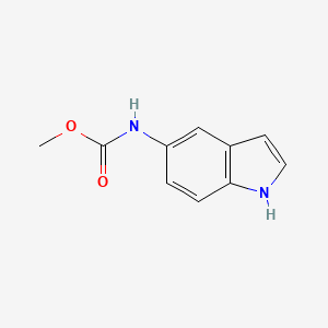 molecular formula C10H10N2O2 B11905931 Methyl 1H-indol-5-ylcarbamate 