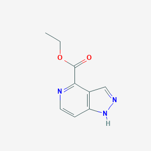 molecular formula C9H9N3O2 B11906019 Ethyl 1H-pyrazolo[4,3-c]pyridine-4-carboxylate 