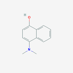 molecular formula C12H13NO B11906041 4-(Dimethylamino)naphthalen-1-ol CAS No. 54263-79-5