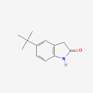 molecular formula C12H15NO B11906122 5-(tert-Butyl)indolin-2-one 