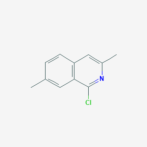 molecular formula C11H10ClN B11906143 1-Chloro-3,7-dimethylisoquinoline 
