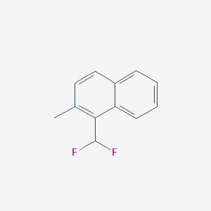molecular formula C12H10F2 B11906159 1-(Difluoromethyl)-2-methylnaphthalene 