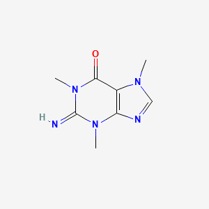 molecular formula C8H11N5O B11906192 1,3,7-Trimethylguanine CAS No. 110025-83-7