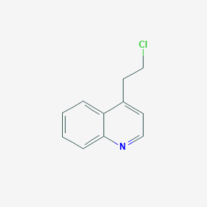 molecular formula C11H10ClN B11906259 4-(2-Chloroethyl)quinoline 