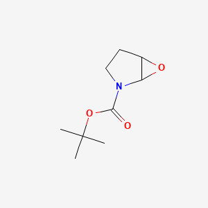 molecular formula C9H15NO3 B11906274 tert-Butyl 6-oxa-2-azabicyclo[3.1.0]hexane-2-carboxylate 