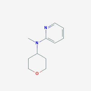 molecular formula C11H16N2O B11906310 N-Methyl-N-(tetrahydro-2H-pyran-4-yl)pyridin-2-amine 