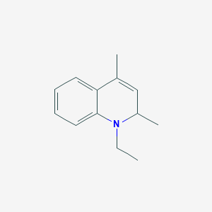 molecular formula C13H17N B11906356 1-Ethyl-2,4-dimethyl-1,2-dihydroquinoline 