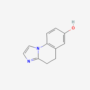 molecular formula C11H10N2O B11906374 4,5-Dihydroimidazo[1,2-A]quinolin-7-OL 