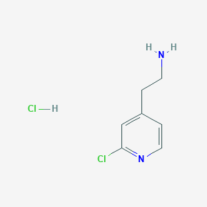 molecular formula C7H10Cl2N2 B11906379 2-(2-Chloropyridin-4-yl)ethanamine hydrochloride 
