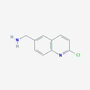 molecular formula C10H9ClN2 B11906395 (2-Chloroquinolin-6-yl)methanamine 