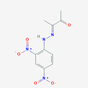 molecular formula C10H10N4O5 B119064 2-Butanone,3-oxo-,(2,4-dinitrophenyl)hydrazone CAS No. 2256-00-0