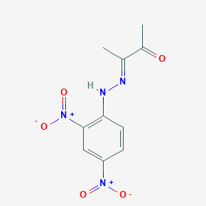 molecular formula C₁₀H₁₀N₄O₅ B119064 2-Butanone,3-oxo-,(2,4-dinitrophenyl)hydrazone CAS No. 2256-00-0