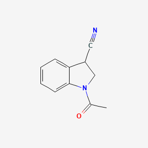 molecular formula C11H10N2O B11906433 1-Acetylindoline-3-carbonitrile CAS No. 1956324-22-3