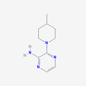molecular formula C10H16N4 B11906442 3-(4-Methylpiperidin-1-yl)pyrazin-2-amine 