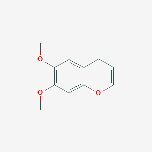 molecular formula C11H12O3 B11906454 6,7-dimethoxy-4H-chromene CAS No. 162051-25-4