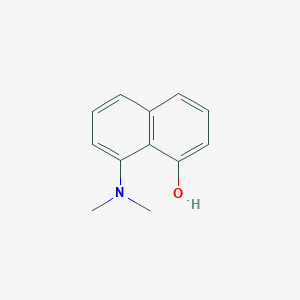 molecular formula C12H13NO B11906456 8-(Dimethylamino)naphthalen-1-ol CAS No. 62606-19-3