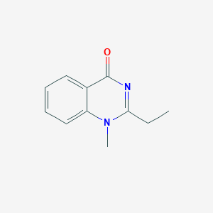 molecular formula C11H12N2O B11906516 2-Ethyl-1-methylquinazolin-4(1h)-one CAS No. 10553-04-5