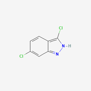 molecular formula C7H4Cl2N2 B11906586 3,6-Dichloro-1H-indazole 