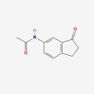 molecular formula C11H11NO2 B11906609 N-(3-oxo-2,3-dihydro-1H-inden-5-yl)acetamide 