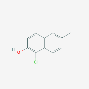 molecular formula C11H9ClO B11906685 1-Chloro-6-methylnaphthalen-2-ol 