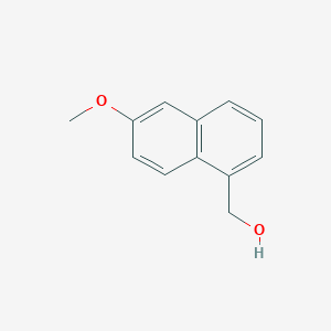 molecular formula C12H12O2 B11906755 (6-Methoxynaphthalen-1-yl)methanol CAS No. 61109-49-7