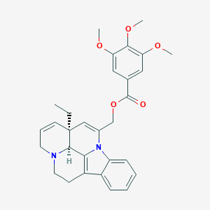 molecular formula C30H32N2O5 B119068 Vinmegallate CAS No. 83482-77-3